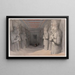 inomhusmiljön i Abou Simbel-templet, 9 november 1836, Nubien - David Roberts — inramlat konstverk på väggen