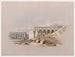 Vue latérale du temple appelé le Typhonium à Dendara - David Roberts — vy av konstverket