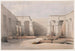 Medinet Abou Medinet Habu Thèbes 5 december 1832 - David Roberts — vy av konstverket