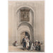 Demeure moderne montrant l'architecture arabesque du Caire - David Roberts — vy av konstverket