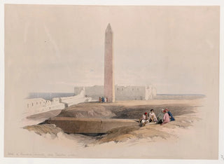 David Roberts - Obelisk at Alexandria commonly called Cleopatras needle.webp