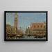 Place Saint-Marc från kanalen Venedig - David Roberts — inramlat konstverk på väggen