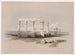 Vestiges du temple de Medamout à Thèbes - David Roberts — vy av konstverket