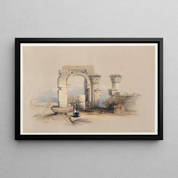 David Roberts - Ruins Temple on the Island of Biggeh Bga Bjah Nubia.webp
