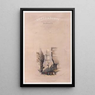 David Roberts - Street scene in Cairo Title vignette vol 3.webp