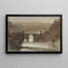 Le Pont de Tolède près de Madrid Spanien - David Roberts — inramlat konstverk på väggen