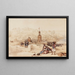 La Citadelle de Tanger, Maroc - David Roberts — inramlat konstverk på väggen