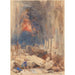 Reproduktion av målningen La Destruction de Pompéi - David Roberts