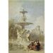 La Fontaine på Prado Madrid - David Roberts — vy av konstverket