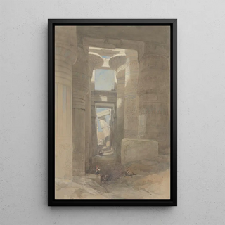 David Roberts - The Great Temple of Amon Karnak The Hypostyle Hall.webp