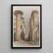 Reproduktion av målningen Thèbes stora sal i Karnak 28 november 1838 - David Roberts
