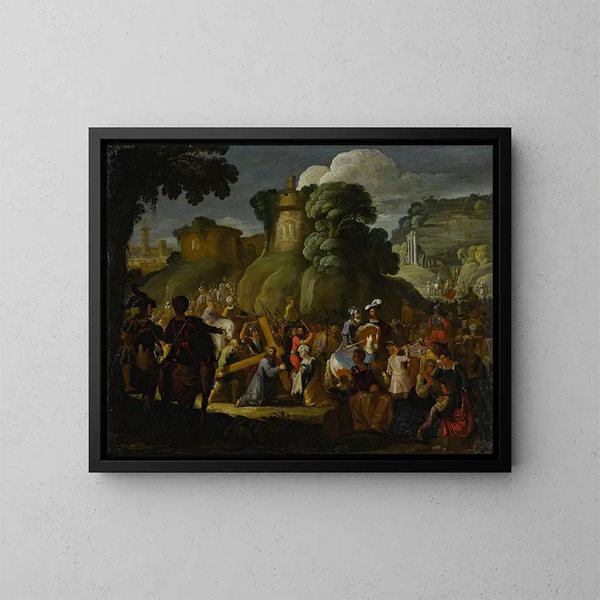 Kristus på vägen till Golgata - David Teniers den äldre — inramlat konstverk på väggen