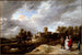En borg och dess ägare - David Teniers den yngre — vy av konstverket