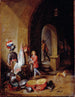 En vaktstuga - David Teniers den yngre — vy av konstverket