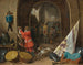 ett inomhusrum - David Teniers den yngre — vy av konstverket