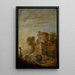 Eftermiddag - David Teniers den Yngre — inramlat konstverk på väggen