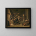 Alchimiste - David Teniers le Jeune — inramlat konstverk på väggen