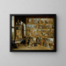 L'archiduc Léopold-Guillaume i sin galleri i Bryssel - David Teniers den yngre — inramlat konstverk på väggen