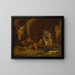 Daniel i lejonkulan - David Teniers den Yngre — inramlat konstverk på väggen