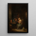 Duo - David Teniers den Yngre — inramlat konstverk på väggen