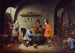 Scen av lek i ett värdshus - David Teniers den yngre — vy av konstverket