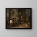 Backgammonspel - David Teniers den yngre — inramlat konstverk på väggen