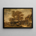i gårdsplanen - David Teniers den yngre — inramlat konstverk på väggen
