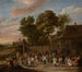 dansande och festande bönder - David Teniers den yngre — vy av konstverket