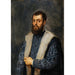 Reproduktion av målningen porträtt av en man efter Titien - David Teniers den yngre