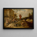 Jägare vilande - David Teniers den yngre — inramlat konstverk på väggen