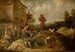 Jägare vilande - David Teniers den yngre — vy av konstverket