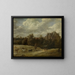 Retour de chasse - David Teniers le Jeune — inramlat konstverk på väggen