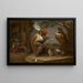 Singerie - David Teniers den Yngre — inramlat konstverk på väggen