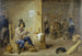 Rökare i ett värdshus - David Teniers den yngre — vy av konstverket
