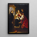 Reproduktion av målningen Le Mariage mystique de Sainte Catherine d'après Fetti - David Teniers le Jeune
