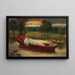 La Dame de Shalott - David Wilkie Wynfield — inramlat konstverk på väggen