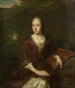 porträttet av Margaretha Nelis 1652-1705, andra hustrun till Casparus Commelin - David van der Plas — vy av konstverket
