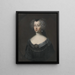 Marie-Éléonore 1599-1655 Drottning av Sverige Prinsessa av Brandenburg - David von Krafft — inramlat konstverk på väggen