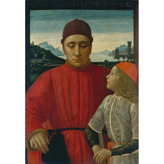 Davide Ghirlandaio - Francesco Sassetti 14211490 and His Son Teodoro.webp