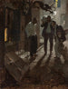 L'Homme à la croisée des chemins - Dean Cornwell — vy av konstverket