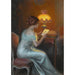 Reproduktion av målningen Rêverie - Delphin Enjolras