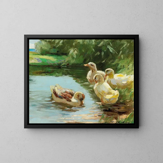 Demeter Koko - Ducks in the water.webp