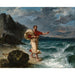 Reproduktion av målningen Démosthène vid havet - Eugène Delacroix