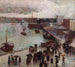 avfärd från Orienten, Circular Quay - Charles Conder — vy av konstverket