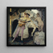 Bakom kulisserna - Leo Putz — inramlat konstverk på väggen