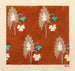 Reproduktion av målningen Design floral för textiltryck, Pl XLII - Anonym