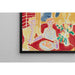 Reproduktion av målningen av två flickor, gul och röd bakgrund - Henri Matisse