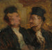 två advokater - Honoré Daumier — vy av konstverket