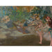 Reproduktion av målningen av två dansare på scenen - Edgar Degas