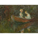 Reproduktion av målningen Två kvinnor i båt - Claude Monet